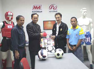 Director of Pathum Khongkha School visits to extend New Year greetings to the Chairman of Nationman (Thailand) Co., Ltd.
